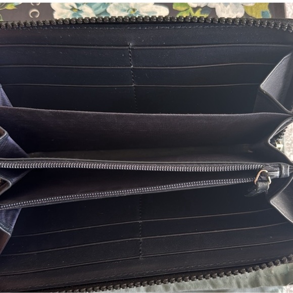 Gucci Supreme GG Monogram with Blue Floral Zippy Wallet - Made in Italy - NWT - Picture 16 of 17